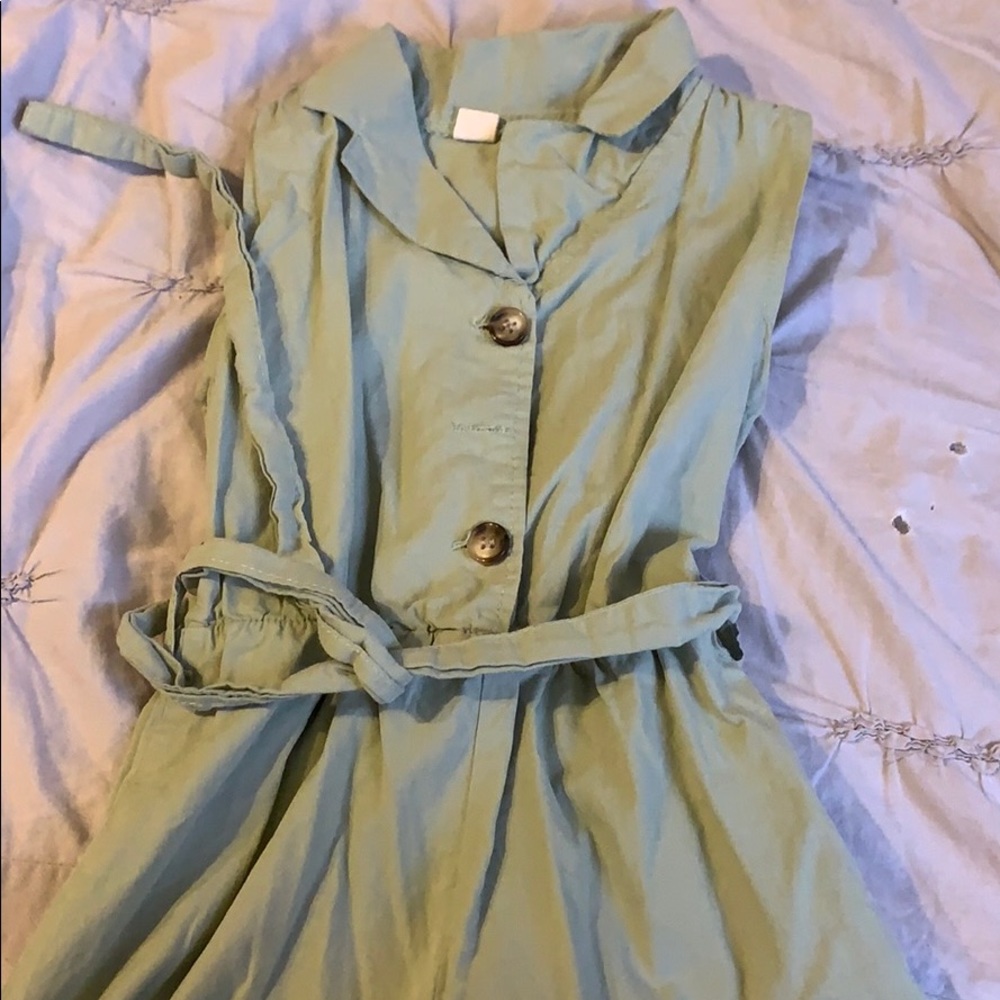 Green dress